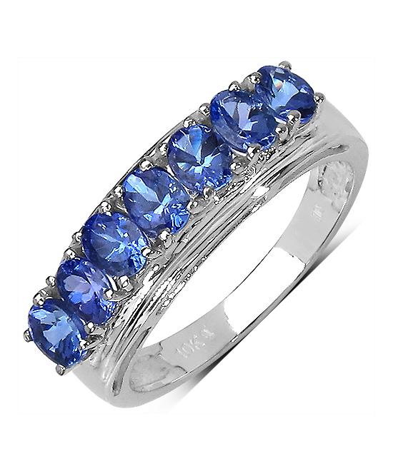 1.19ctw Natural Tanzanite 10k Gold Right Hand Ring View 1