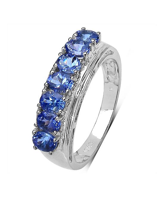 1.19ctw Natural Tanzanite 10k Gold Right Hand Ring View 2