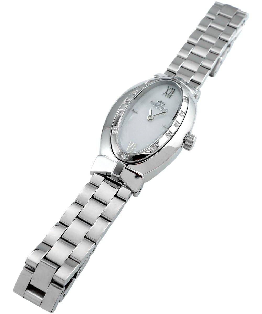 Oniss Model On2279-Lwht Watch With Sapphire - Swiss Quartz Movement View 2