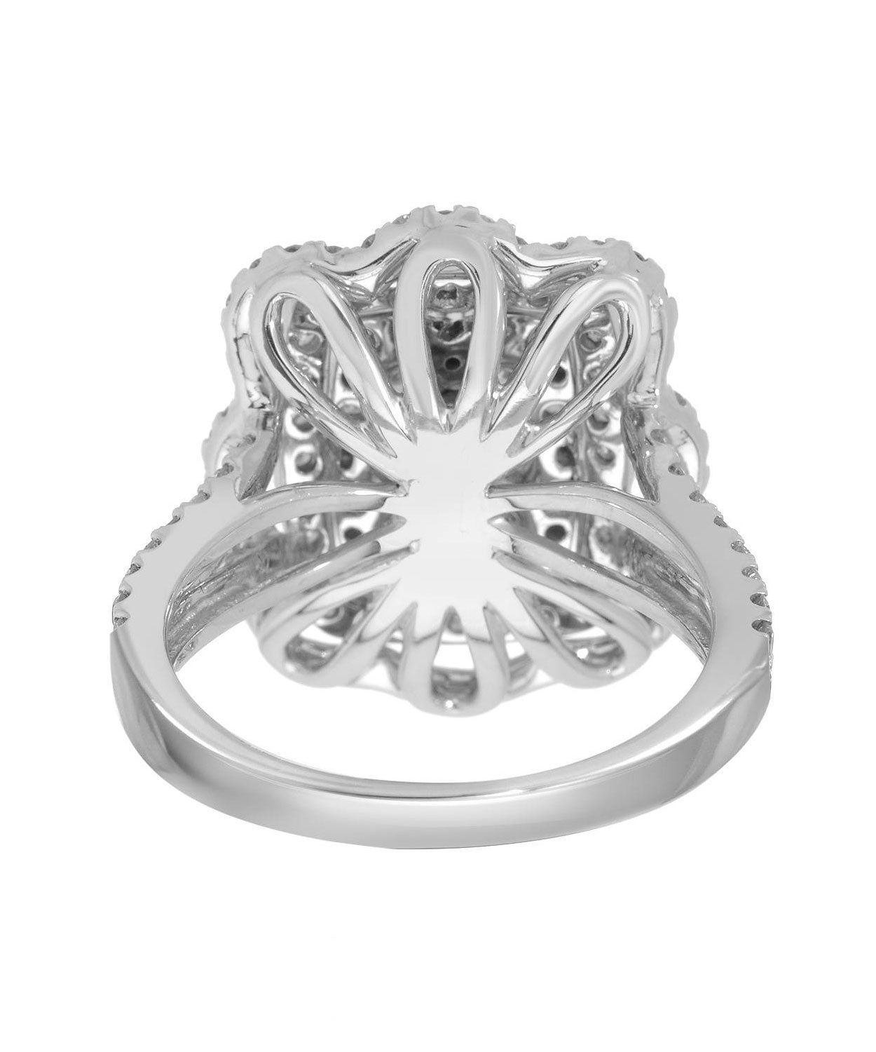 Signature Collection 1.50 ctw Diamond 14k White Gold Statement Right Hand Ring View 3
