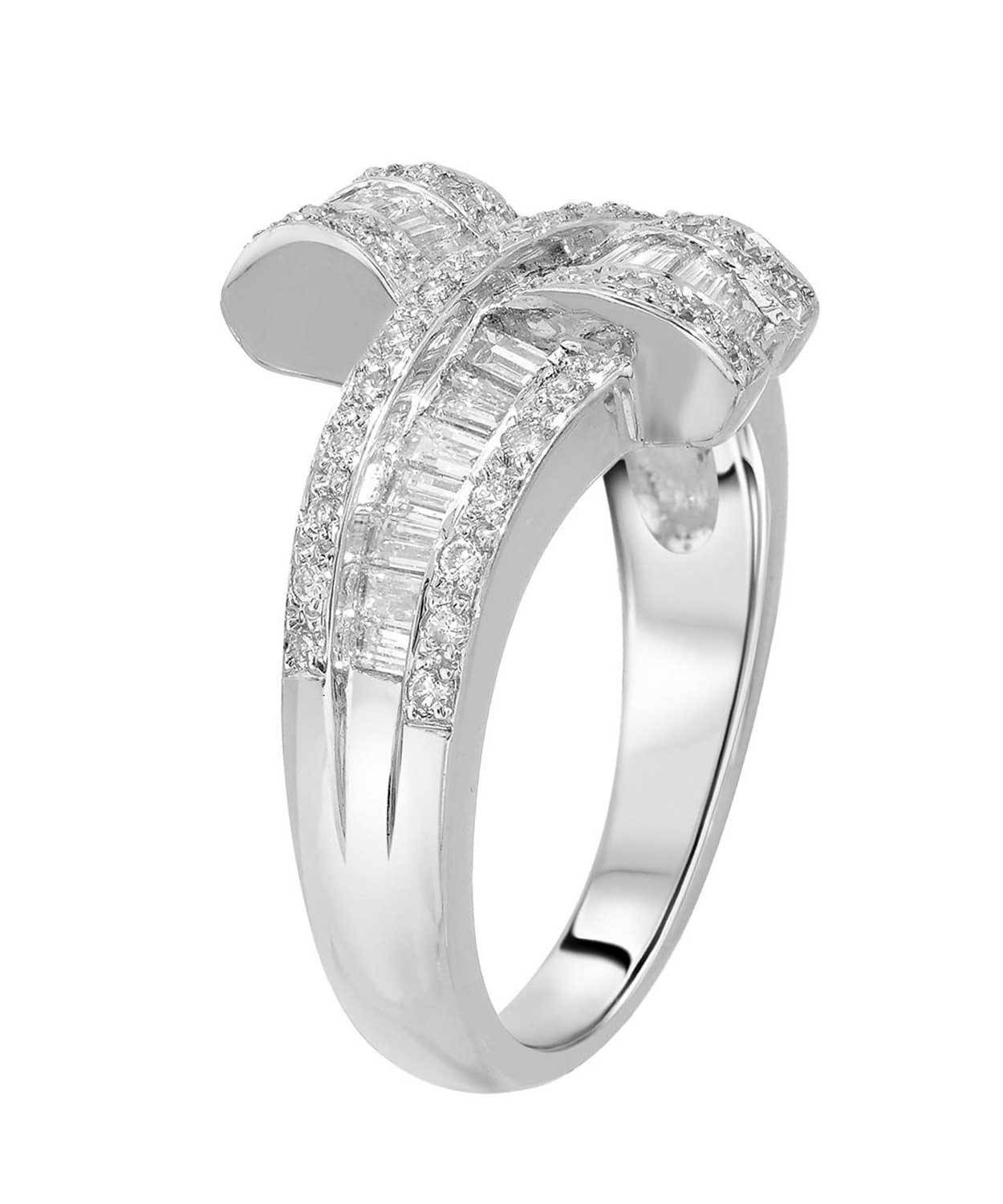 Signature Collection 1.00 ctw Diamond 18k White Gold Right Hand Ring View 2