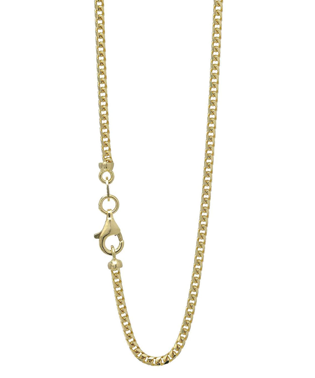 2mm 14k Yellow Gold Franco Chain View 2
