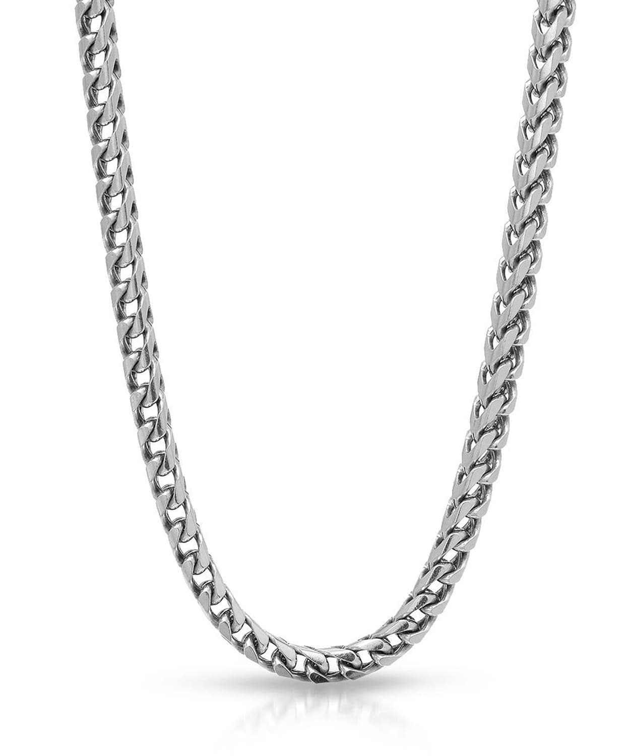 Dapper Man Collection 3.0mm 14k Solid White Gold Franco Chain View 1