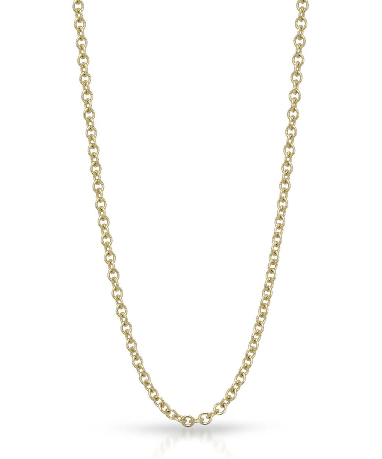ESEMCO 1.8mm 14K Yellow Gold Rolo Chain View 1