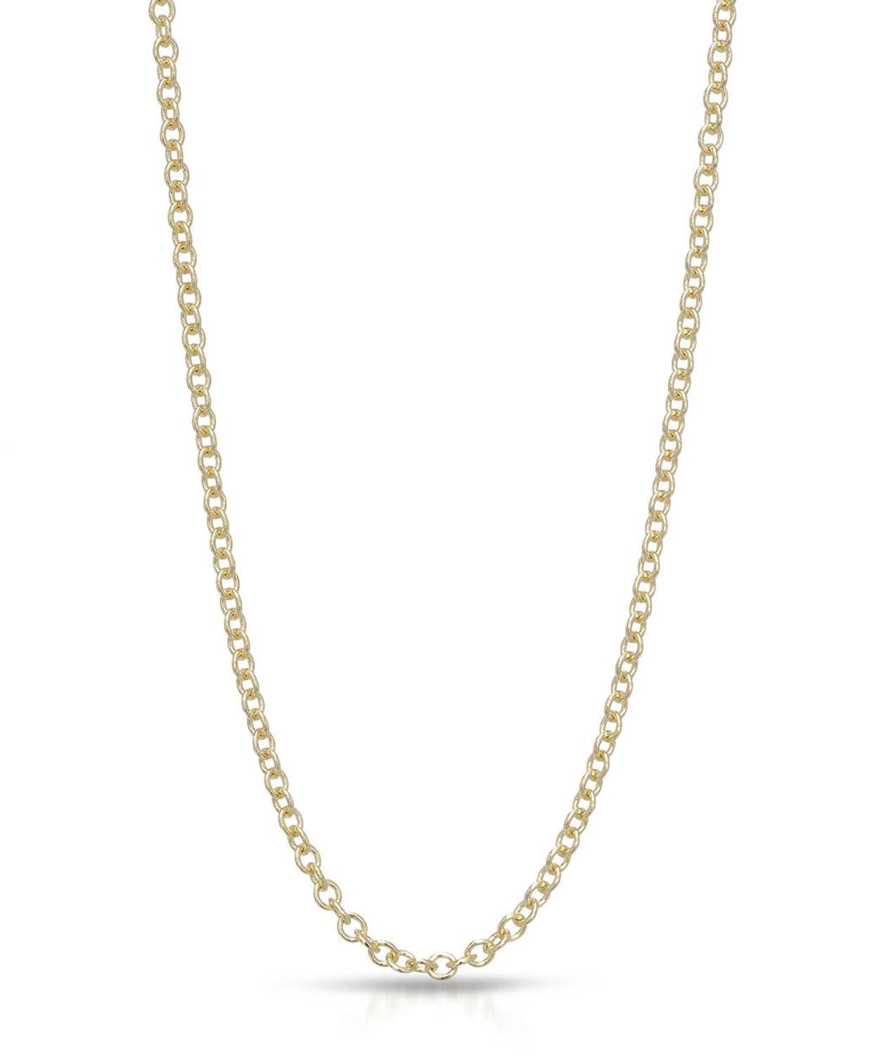 1.6mm 14k Yellow Gold Rolo Chain View 1