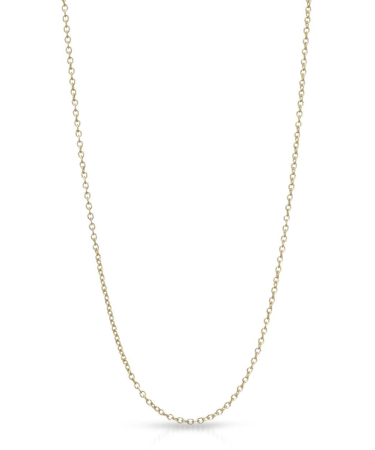 0.85mm 14k Yellow Gold Rolo Chain View 1