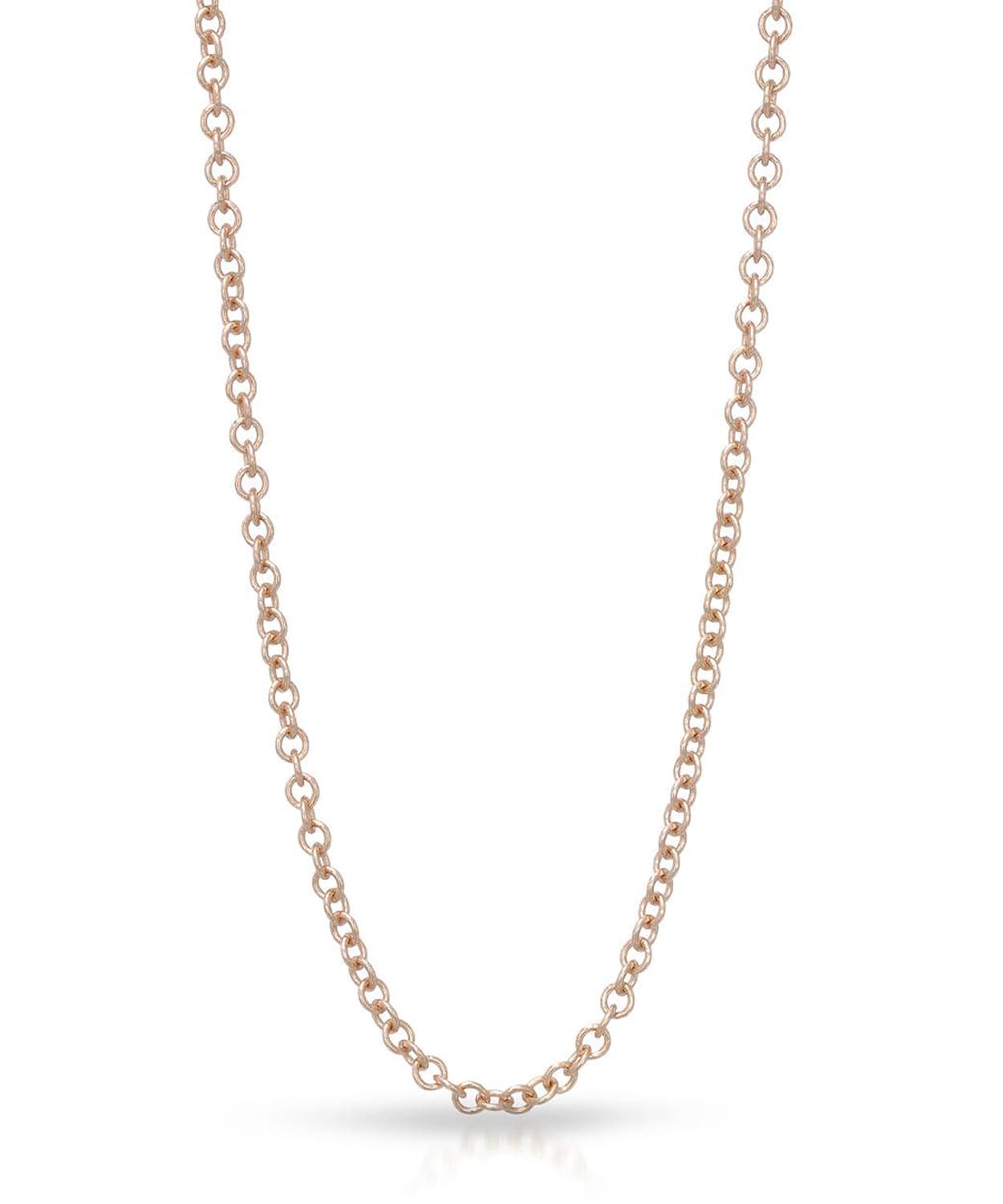 ESEMCO 2.1mm 14K Rose Gold Rolo Chain View 1