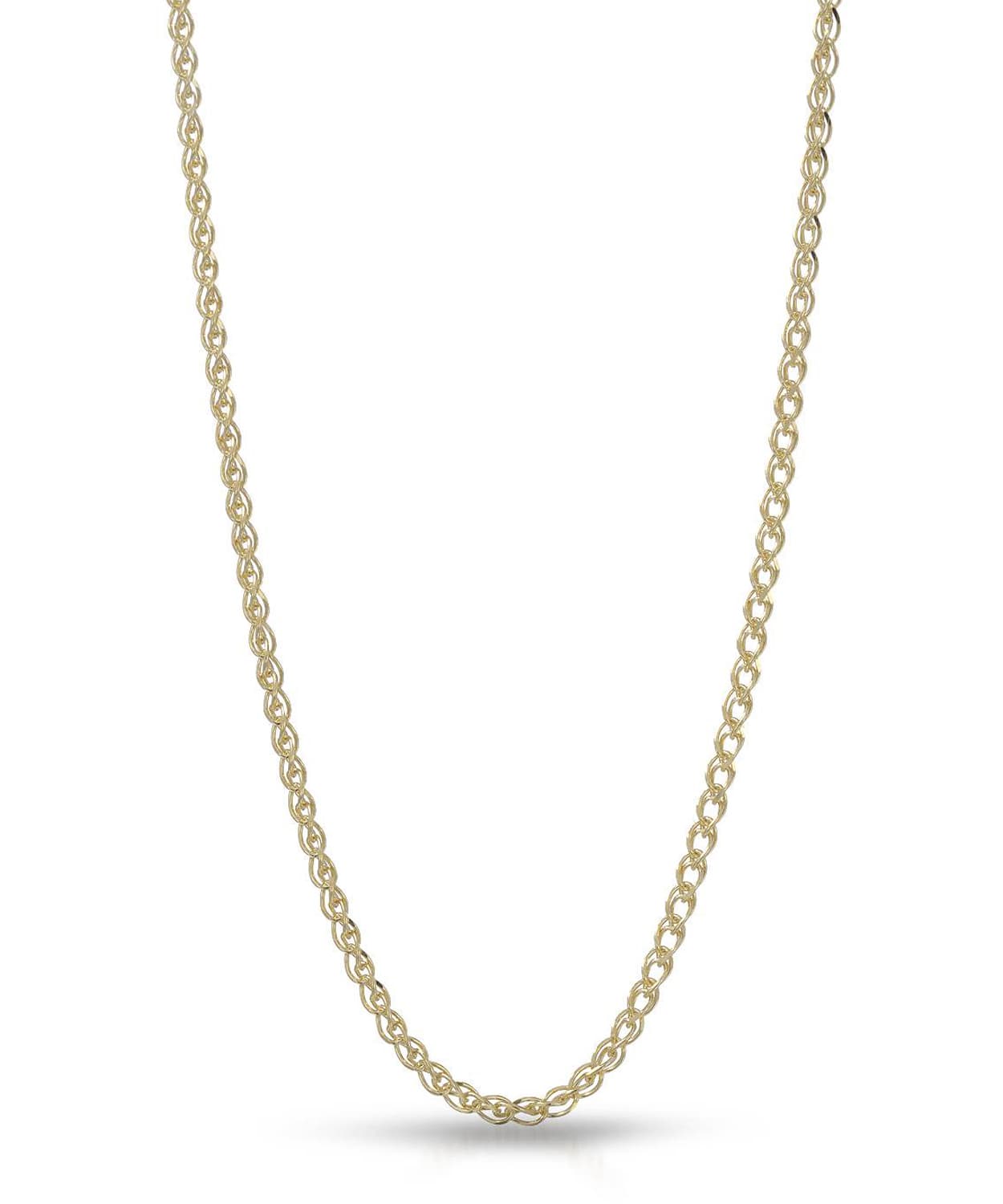 1.15mm 14k Yellow Gold Square Wheat Chain View 1