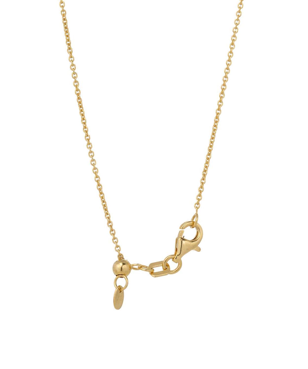 1.2mm 14k Yellow Gold Rolo Adjustable Chain View 2
